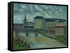 Institution Saint Marie, Belfort (Oil on Canvas)-Louis Vivin-Framed Stretched Canvas