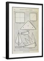 Instructions For Folding a Serviette Into 'The Cockscomb' Shape-Isabella Beeton-Framed Giclee Print