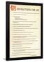 Instructions for Life Dalai La-null-Framed Poster