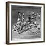 Instructor James Capriccio Coaching Boxing at Great Lakes Athletic Plant-William C^ Shrout-Framed Photographic Print