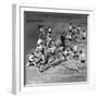 Instructor James Capriccio Coaching Boxing at Great Lakes Athletic Plant-William C^ Shrout-Framed Photographic Print