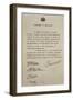 Instrument of Abdication, 10th December 1936-null-Framed Giclee Print