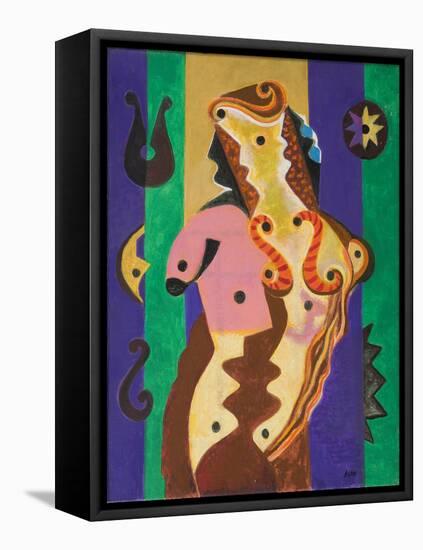 Instrumental Nude, 1981-Eileen Agar-Framed Stretched Canvas