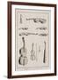 Instruments Played with a Bow, from the Encyclopedia of Denis Diderot-Robert Benard-Framed Giclee Print