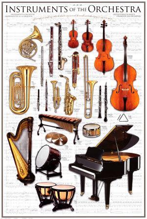 Instruments Symphony Orchestra' Print 