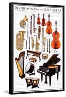 Instruments Symphony Orchestra-null-Framed Poster