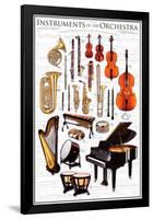 Instruments Symphony Orchestra-null-Framed Poster