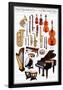 Instruments Symphony Orchestra-null-Framed Poster