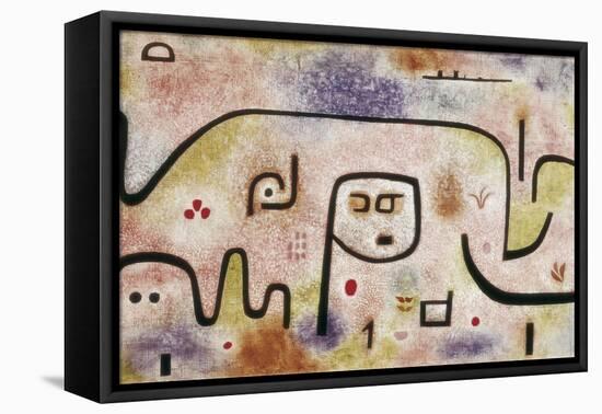 Insula Dulcamara-Paul Klee-Framed Stretched Canvas