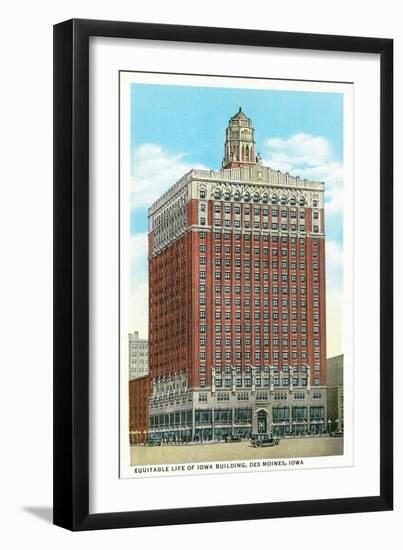 Insurance Building, Des Moines, Iowa-null-Framed Art Print