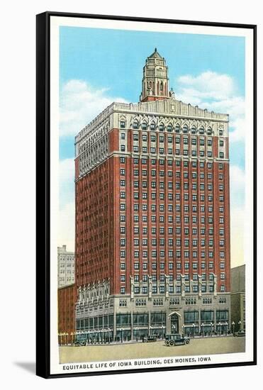 Insurance Building, Des Moines, Iowa-null-Framed Stretched Canvas