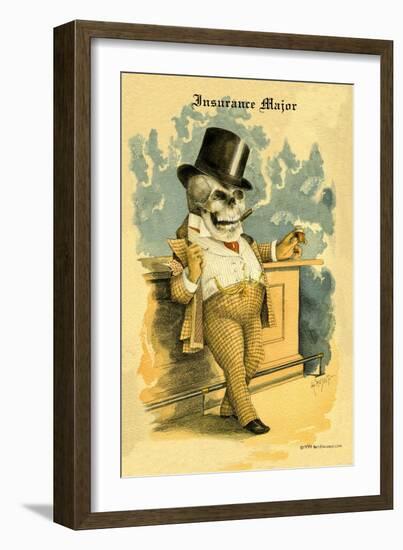 Insurance Major-F. Frusius M.d.-Framed Art Print