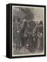 Insurgent Prisoners at Paris Receiving Relief from their Families-null-Framed Stretched Canvas