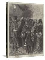 Insurgent Prisoners at Paris Receiving Relief from their Families-null-Stretched Canvas