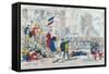 Insurrection of Paris, the Deliverance, 1871-null-Framed Stretched Canvas