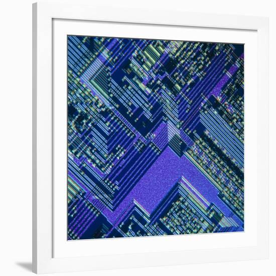 Integrated Circuit-null-Framed Photographic Print