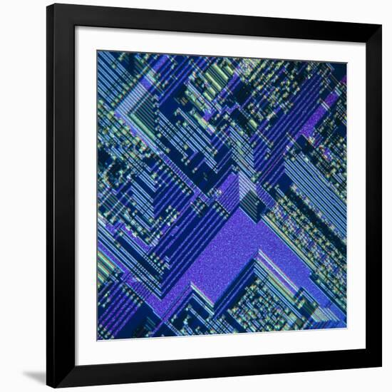 Integrated Circuit-null-Framed Photographic Print