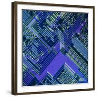 Integrated Circuit-null-Framed Photographic Print