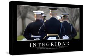 Integridad. Cita Inspiradora Y Póster Motivacional-null-Stretched Canvas