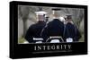 Integrity: Inspirational Quote and Motivational Poster-null-Stretched Canvas