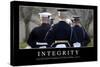 Integrity: Inspirational Quote and Motivational Poster-null-Stretched Canvas