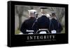 Integrity: Inspirational Quote and Motivational Poster-null-Framed Stretched Canvas