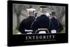 Integrity: Inspirational Quote and Motivational Poster-null-Stretched Canvas