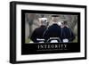 Integrity: Inspirational Quote and Motivational Poster-null-Framed Photographic Print