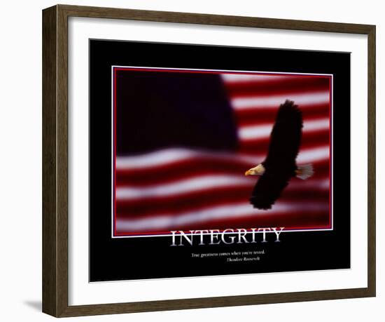 Integrity-null-Framed Art Print