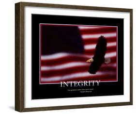 Integrity-null-Framed Art Print
