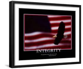 Integrity-null-Framed Art Print