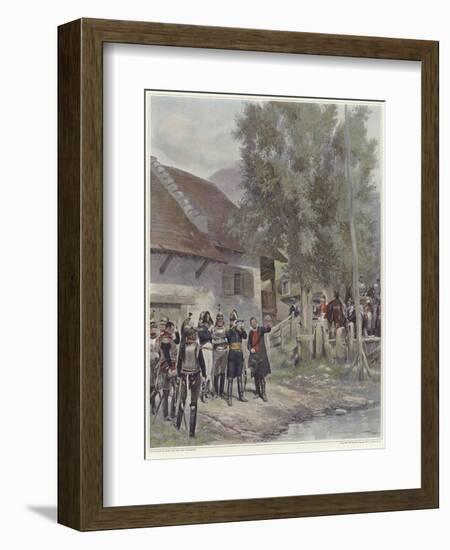 Intelligence Officers-Jean-Baptiste Edouard Detaille-Framed Giclee Print