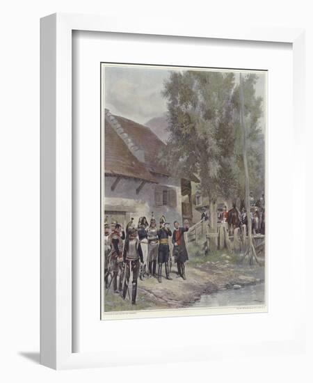 Intelligence Officers-Jean-Baptiste Edouard Detaille-Framed Giclee Print