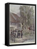 Intelligence Officers-Jean-Baptiste Edouard Detaille-Framed Stretched Canvas