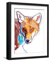 Intelligent Eyes, 2021, (mixed media on paper)-Mark Adlington-Framed Giclee Print