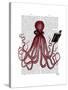 Intelligent Octopus-Fab Funky-Stretched Canvas