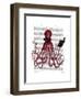 Intelligent Octopus-Fab Funky-Framed Art Print