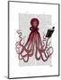 Intelligent Octopus-Fab Funky-Mounted Art Print