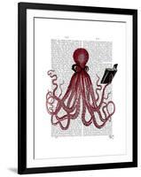 Intelligent Octopus-Fab Funky-Framed Art Print