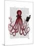 Intelligent Octopus-Fab Funky-Mounted Art Print