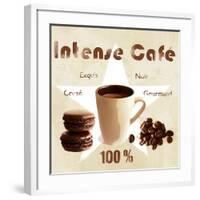 Intense coffee-Galith Sultan-Framed Art Print