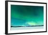 Intense Northern Lights or Aurora Borealis or Polar Lights on Moon Lit Night Sky over Winter Landsc-Pi-Lens-Framed Photographic Print