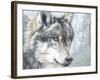 Intent Eyes-Carla Kurt-Framed Giclee Print