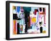 Intention pink-Hyunah Kim-Framed Art Print