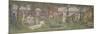 Inter Artes et Naturam (Between Art and Nature), c.1890-95-Pierre Puvis de Chavannes-Mounted Premium Giclee Print