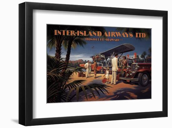 Inter-Island Airways-Kerne Erickson-Framed Art Print