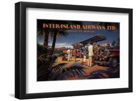 Inter-Island Airways-Kerne Erickson-Framed Art Print