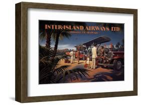 Inter-Island Airways-Kerne Erickson-Framed Art Print