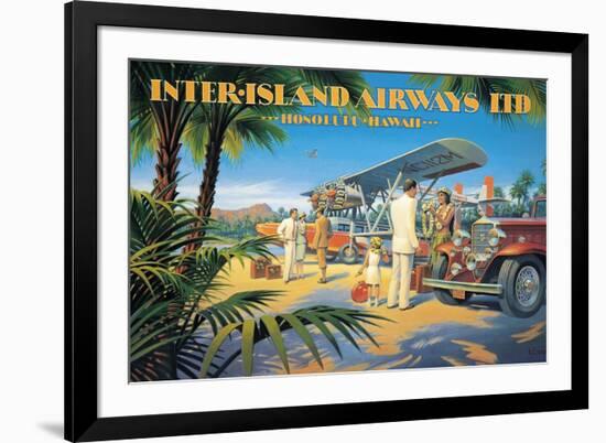 Inter-Island Airways-Kerne Erickson-Framed Premium Giclee Print