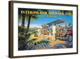 Inter-Island Airways-Kerne Erickson-Framed Art Print